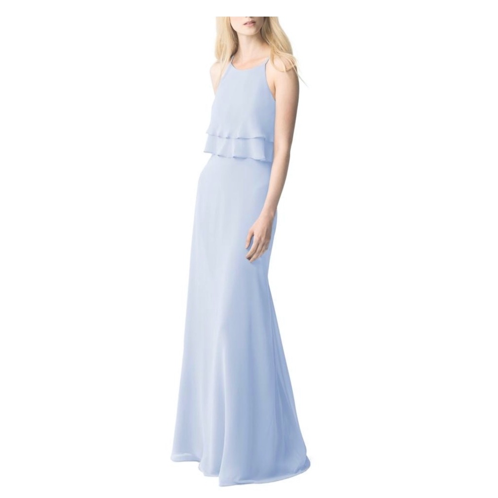 NEW Jenny Yoo Charlie Ruffle Bodice Gown Size 12
